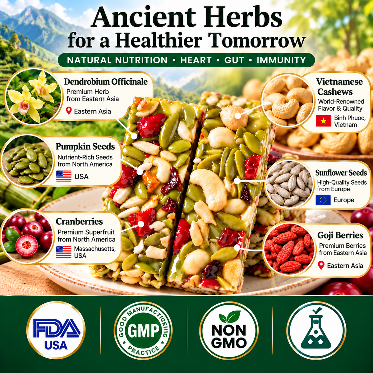 Dendrobium 8-Treasure Wellness Bars