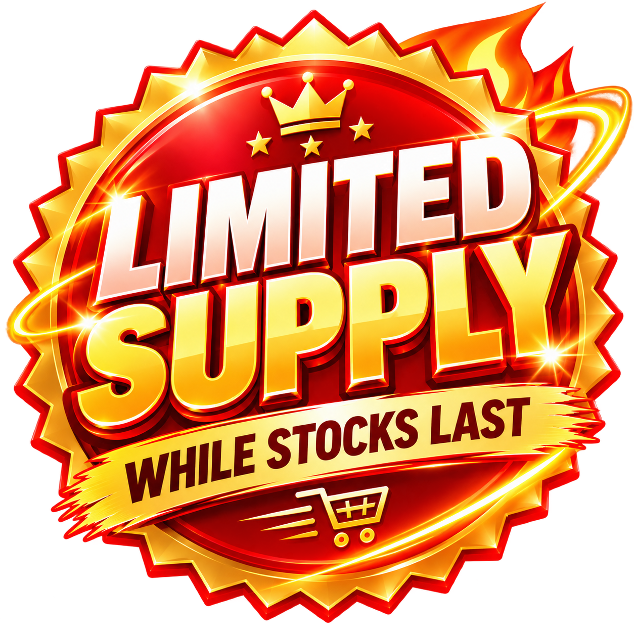 Limited supply, while stocks last