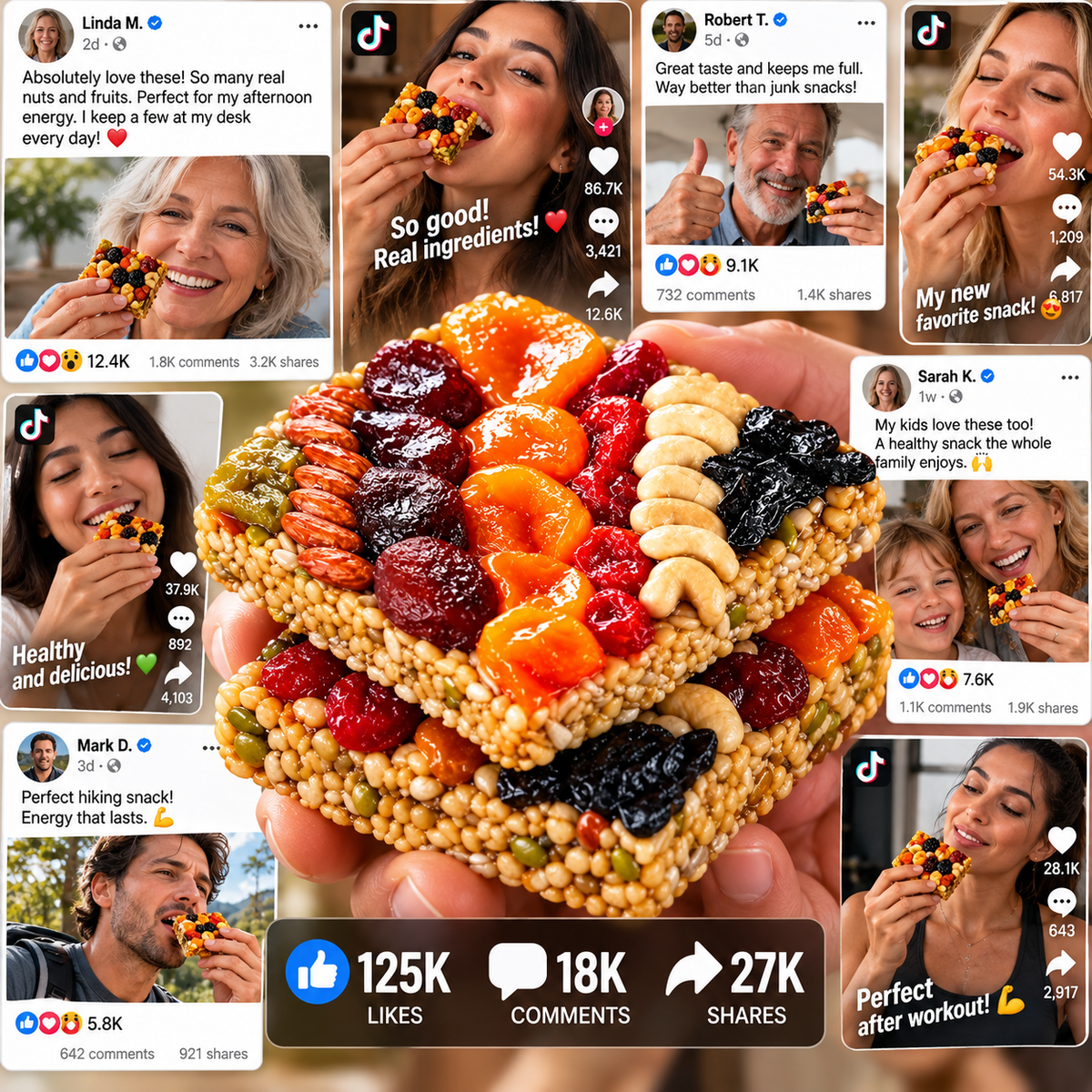 8-TREASURE WHOLE-FOOD NUTRITION CAKE