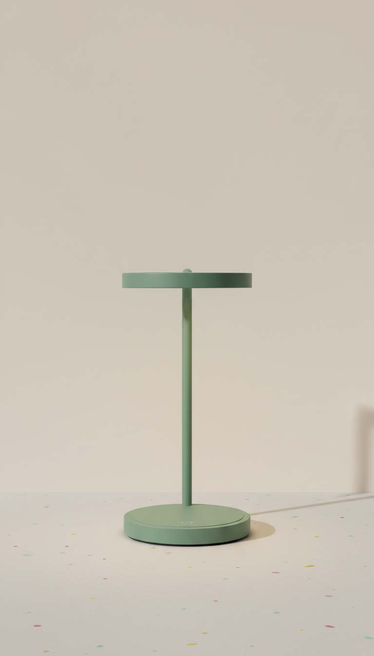 Wireless Charging Desk Lamp in Urban Sage